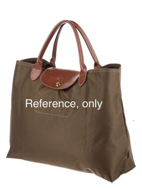 NWOT Longchamp Le Pliage Cabas nylon tote work Laptop bag (blue gray)
